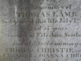 Thomas Christie Thomas Christie