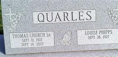 Thomas Church "Tommy" Quarles, Sr