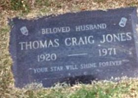 Thomas Craig "TC" Jones Thomas Craig "TC" Jones