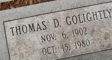 Thomas D. Golightly Thomas D. Golightly