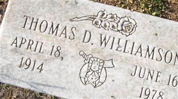 Thomas D Williamson