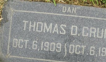 Thomas "Dan" D Crum