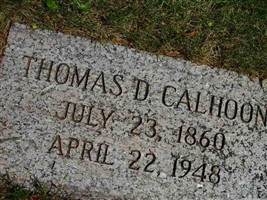 Thomas Dawson Calhoon Thomas Dawson Calhoon