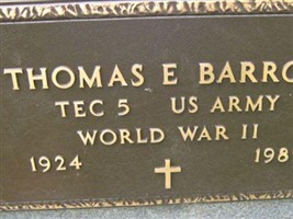 Thomas E. Barron Thomas E. Barron