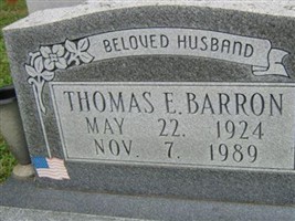 Thomas E. Barron Thomas E. Barron