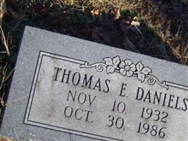 Thomas E. Daniels Thomas E. Daniels
