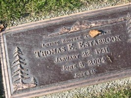 Thomas E. Estabrook Thomas E. Estabrook