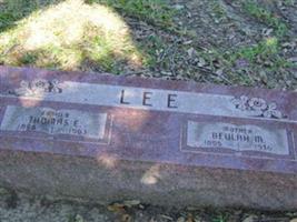 Thomas E Lee