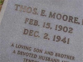 Thomas E. Moore Thomas E. Moore