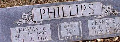 Thomas E Phillips