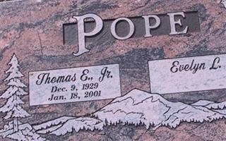 Thomas E Pope