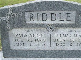 Thomas Edward Riddle Thomas Edward Riddle