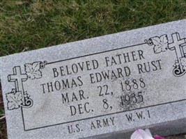 Thomas Edward Rust Thomas Edward Rust