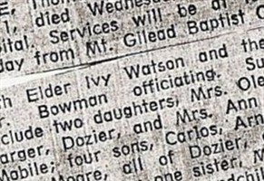 Thomas Elbert Moore Thomas Elbert Moore