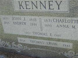 Thomas Ervin Kenney Thomas Ervin Kenney