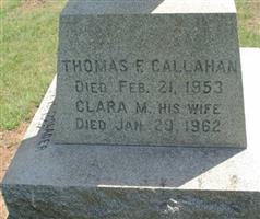 Thomas F Callahan