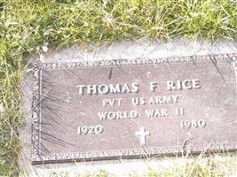 Thomas F Rice