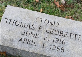 Thomas Franklin Ledbetter Thomas Franklin Ledbetter