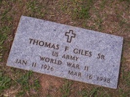 Thomas Frederick Giles, Sr