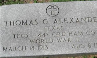 Thomas G Alexander Thomas G Alexander