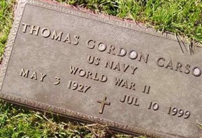 Thomas Gordon Carson Thomas Gordon Carson