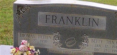 Thomas Heflin Franklin Thomas Heflin Franklin