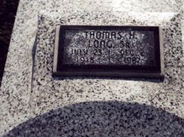 Thomas Hubert Long, Sr Thomas Hubert Long, Sr