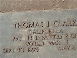 Thomas I. Clark Thomas I. Clark