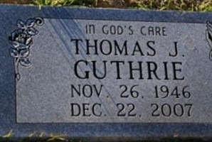 Thomas J "Dip" Guthrie Thomas J "Dip" Guthrie