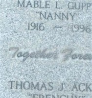 Thomas J "Frenchy" Acker Thomas J "Frenchy" Acker