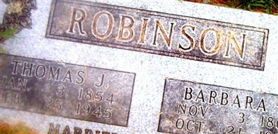 Thomas J. Robinson Thomas J. Robinson