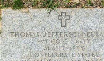 Thomas Jefferson Eubanks Thomas Jefferson Eubanks