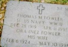 Thomas M Fowler Thomas M Fowler