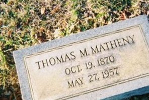 Thomas M Matheny Thomas M Matheny
