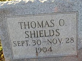 Thomas O. Shields Thomas O. Shields