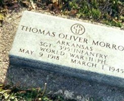 Thomas Oliver Morrow Thomas Oliver Morrow