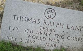 Thomas Ralph Lane