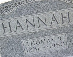 Thomas Roscoe Hannahs Thomas Roscoe Hannahs