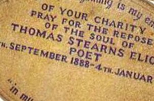 Thomas Stearns "T.S." Eliot