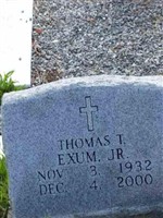 Thomas T. Exum, Jr Thomas T. Exum, Jr