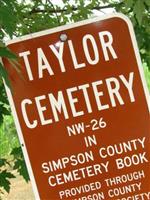 Thomas W. Taylor Family Cemetery