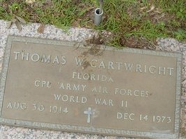 Thomas W Cartwright Thomas W Cartwright