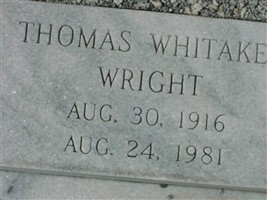 Thomas Whitaker Wright