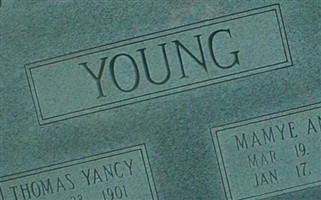 Thomas Yancy Young Thomas Yancy Young