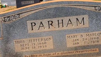 Thos. Jefferson Parham Thos. Jefferson Parham