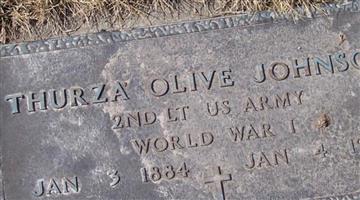 Thurza Olive "Olive" Johnson