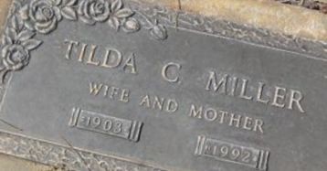 Tilda C Miller Tilda C Miller