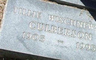 Tillie Wischnewski Culberson Tillie Wischnewski Culberson