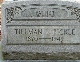 Tillman L Pickle Tillman L Pickle