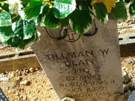 Tillman W. Dean Tillman W. Dean